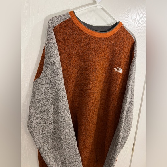 The North Face Other - The North Face Men's Orange and Gray Sweater